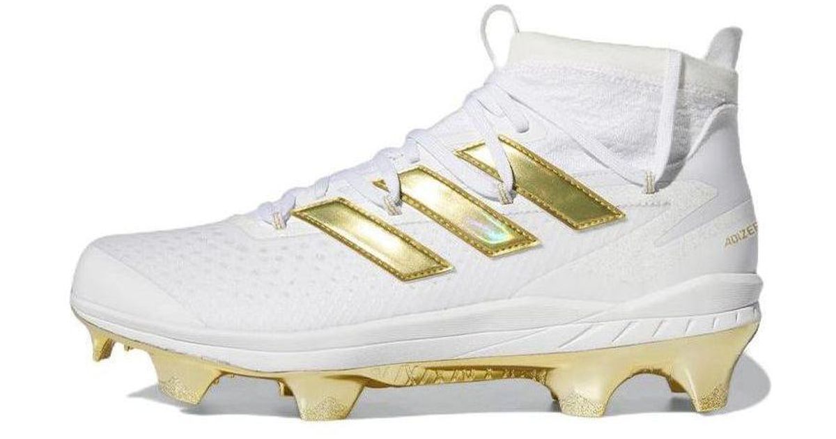 Adidas afterburner 4 hot sale white and gold