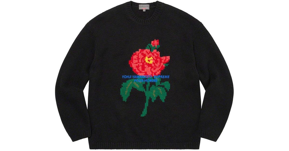 Supreme Fw20 Week 4 X Yohji Yamamoto Crossover Rose Flower Pattern