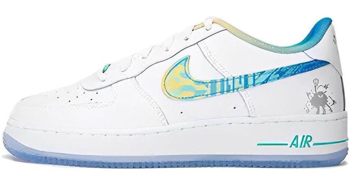 Nike (gs) Air Force 1 Low 'unlock Your Space' in Blue | Lyst