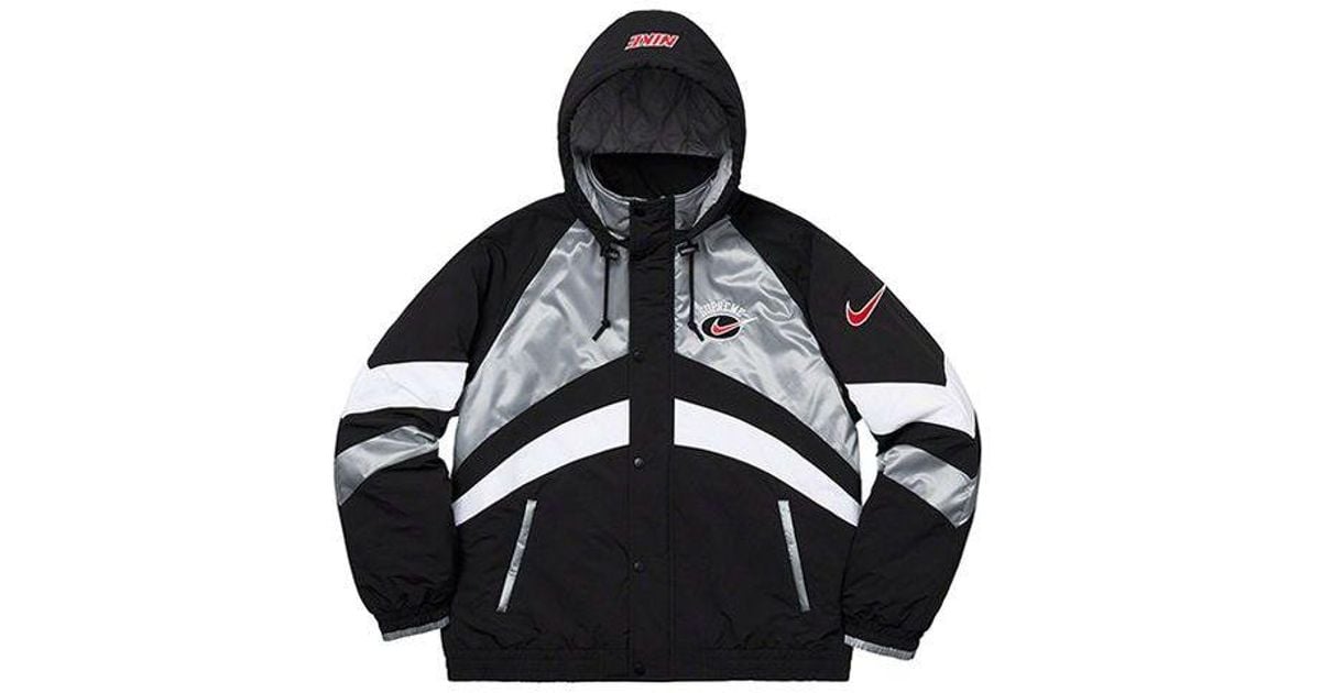 美品　Supreme skew hooded nylon jacket Supreme skew hooded nylon jacket S