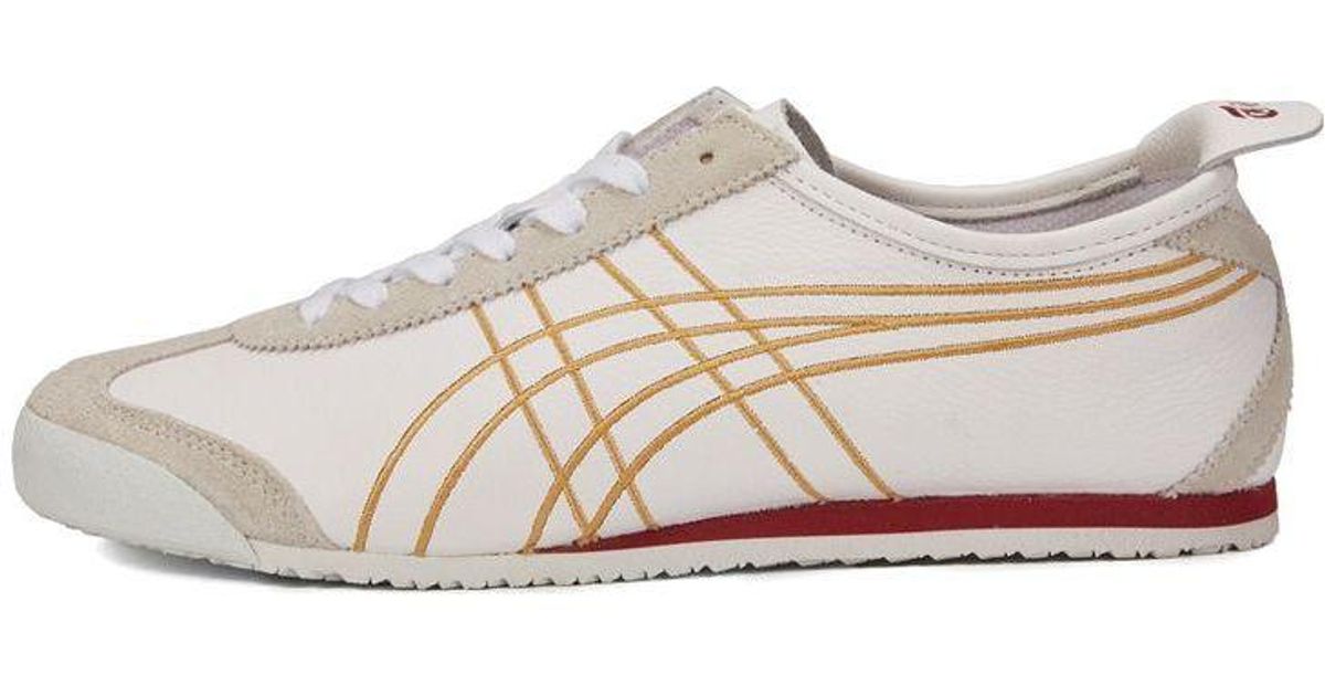 Onitsuka Tiger Mexico 66 Shoes 'white Pure Gold' for Men | Lyst