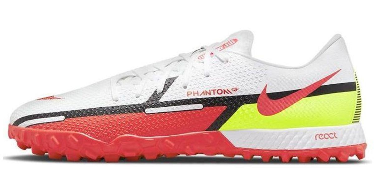 Nike Phantom Gt2 Pro Tf Turf Soccer Shoes White for Men | Lyst