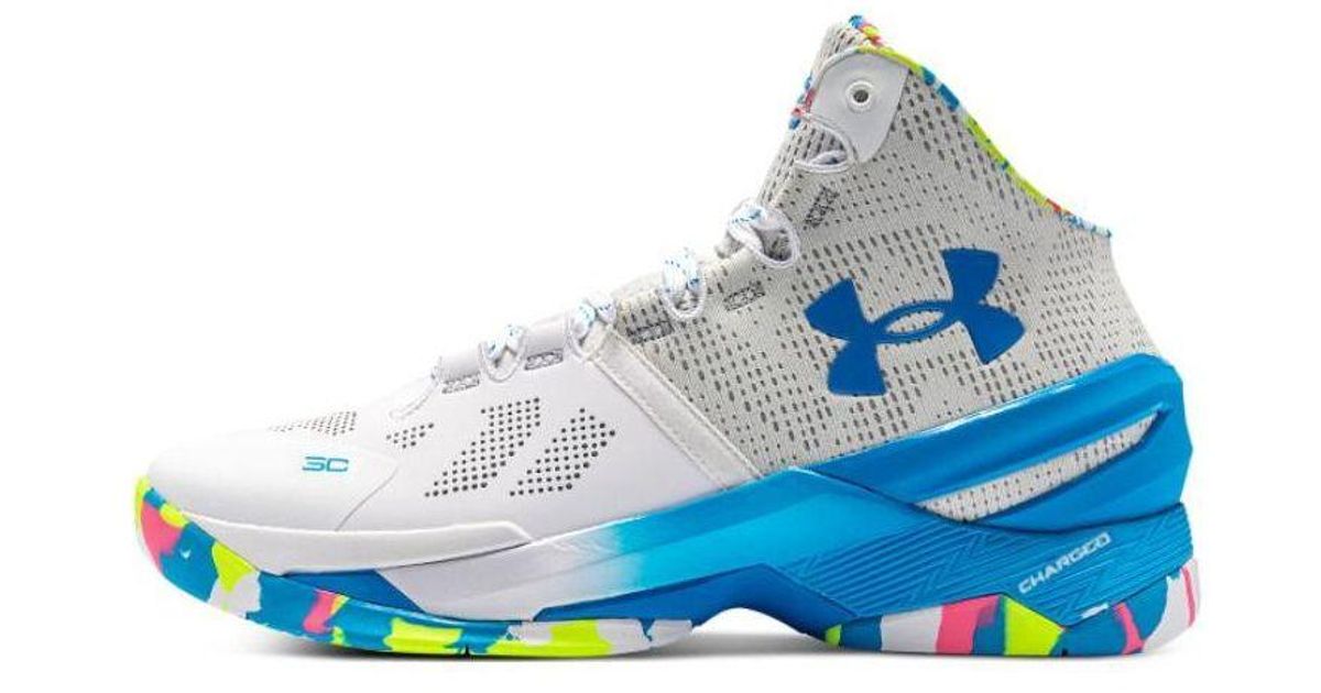 Under Armour Curry 2 Retro 'splash Party' in Blue for Men | Lyst
