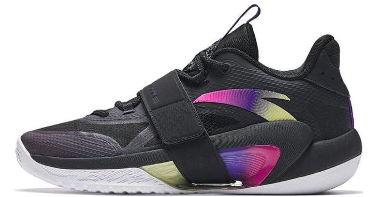 Anta 3 Points Rain 1 Lite Basketball Shoes 'dark Night Storm' in Blue