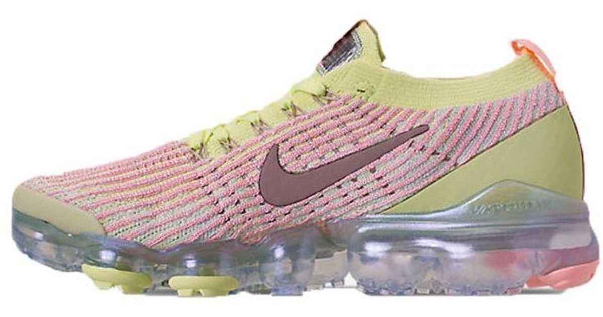 Nike vapormax top pink and yellow