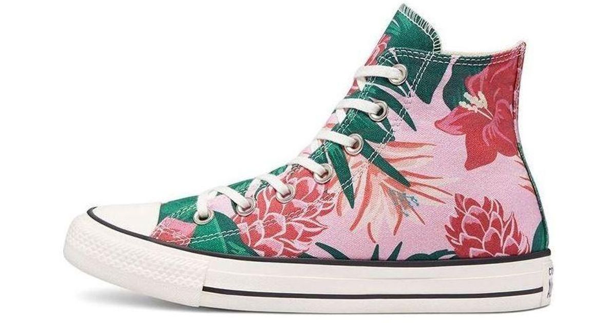 Converse Chuck Taylor All Star High 'Jungle Scene in Pink for Men | Lyst