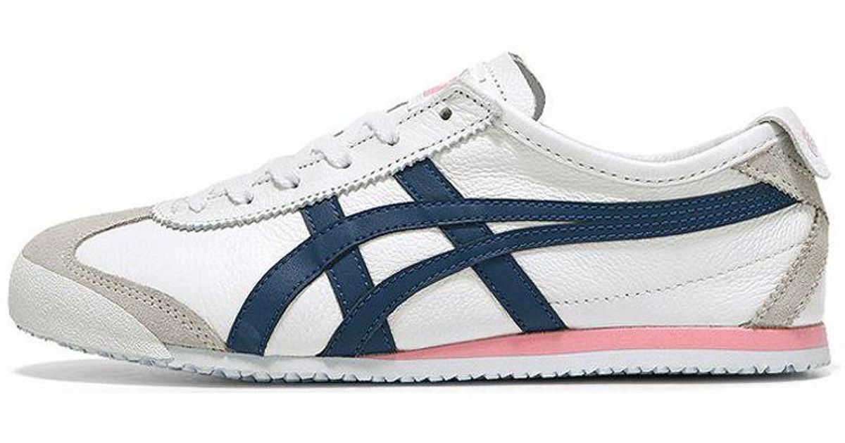 Onitsuka Tiger Mexico For White/blue/pink | Lyst