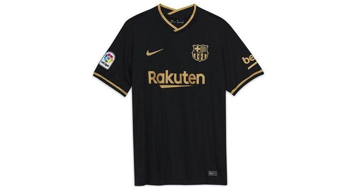 Rakuten Barca Black Jersey 2021 Nike Fc Barcelona 20/21 Fan
