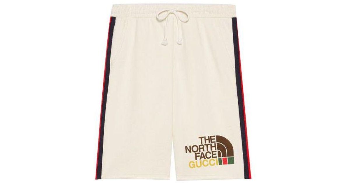 Gucci X The North Face Crossover Webbing Printing Cotton Shorts in