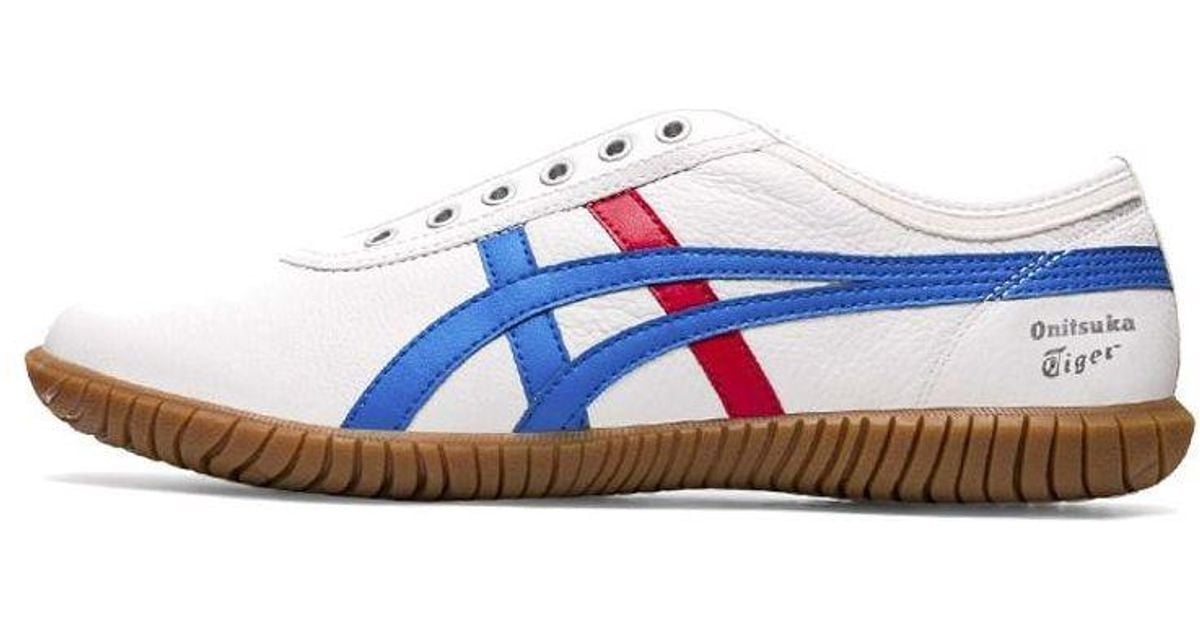 onitsuka tiger blue slip on