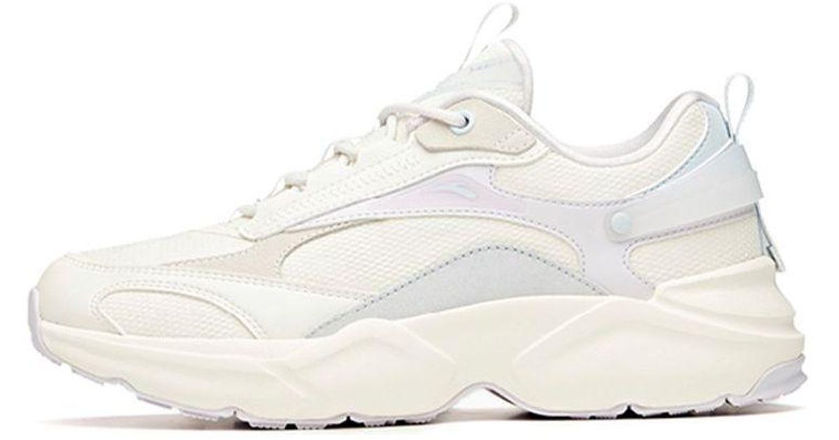 Anta Fashion Worship Running Shoes 'white Purple Blue' Lyst