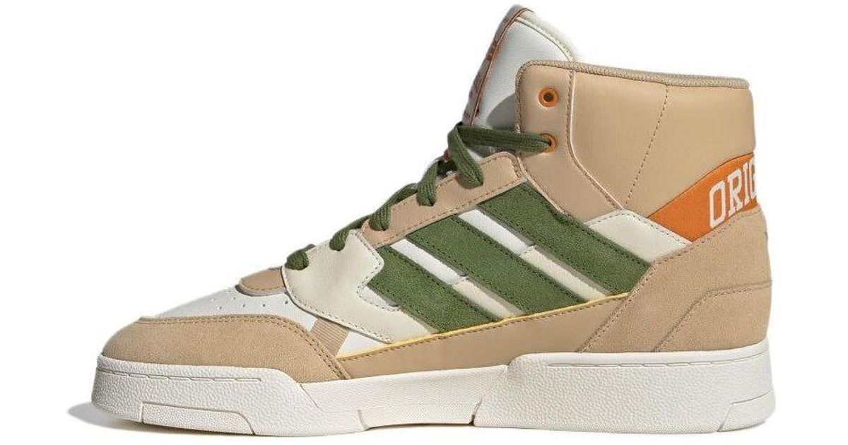 Step In Adidas adidas Originals Drop Step 'Tan' in Green for Men | Lyst