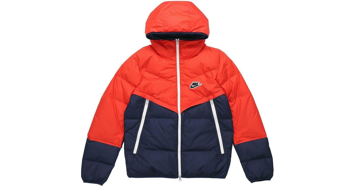 nike windrunner red navy