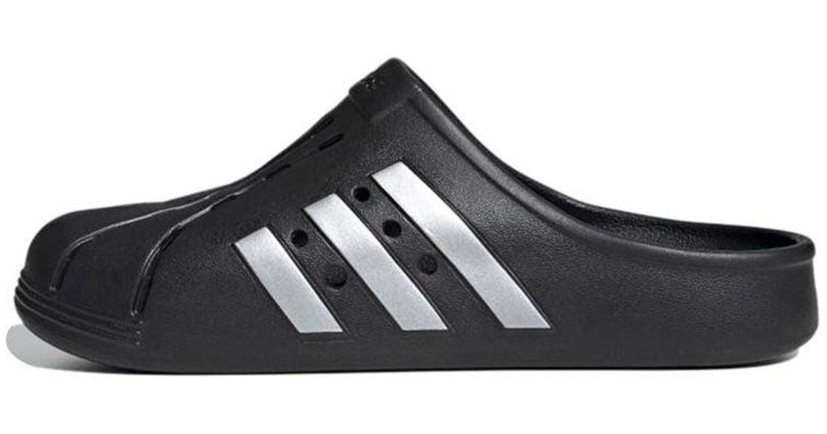 adidas Adilette Clog in Black for Men Lyst UK