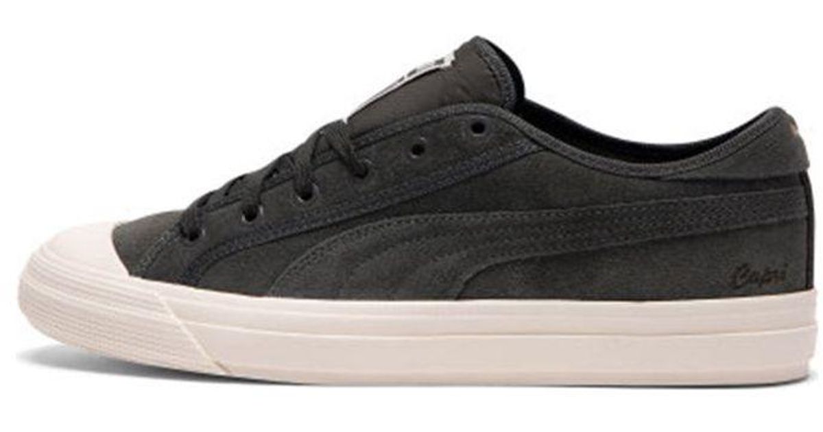 PUMA Capri Suede Black White for Men | Lyst
