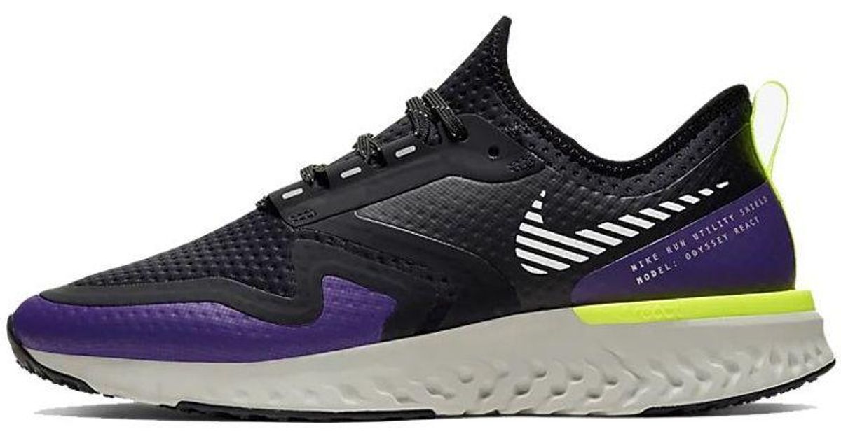 Nike Wmns Odyssey React 2 Shield 39s Running Shoes in Blue | Lyst