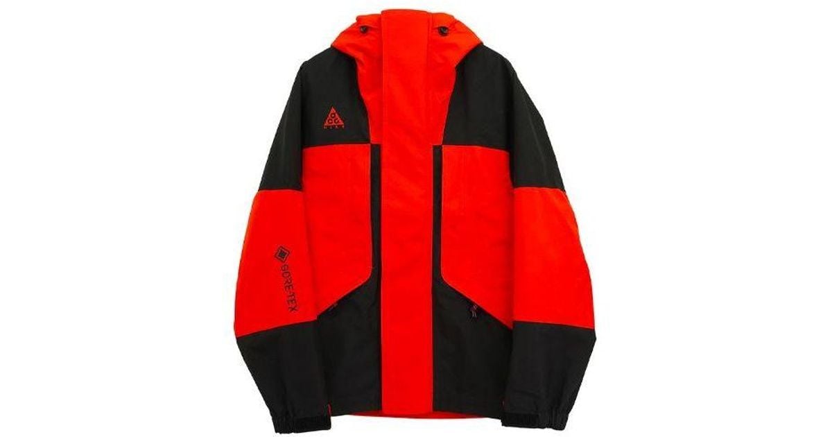 Nike Lab Acg Gore-Tex Jacket Habanero' in Red for Men | Lyst UK