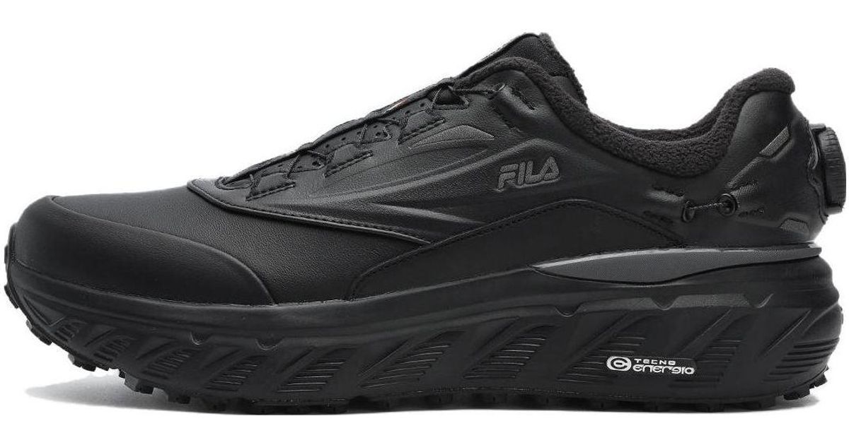Fila Boa Explorer Shoes 'Triple' in Black for Men | Lyst