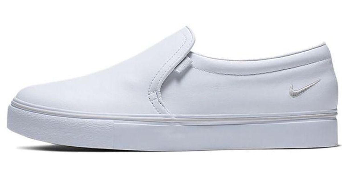 Nike Court Royale Ac Slip-on in White | Lyst