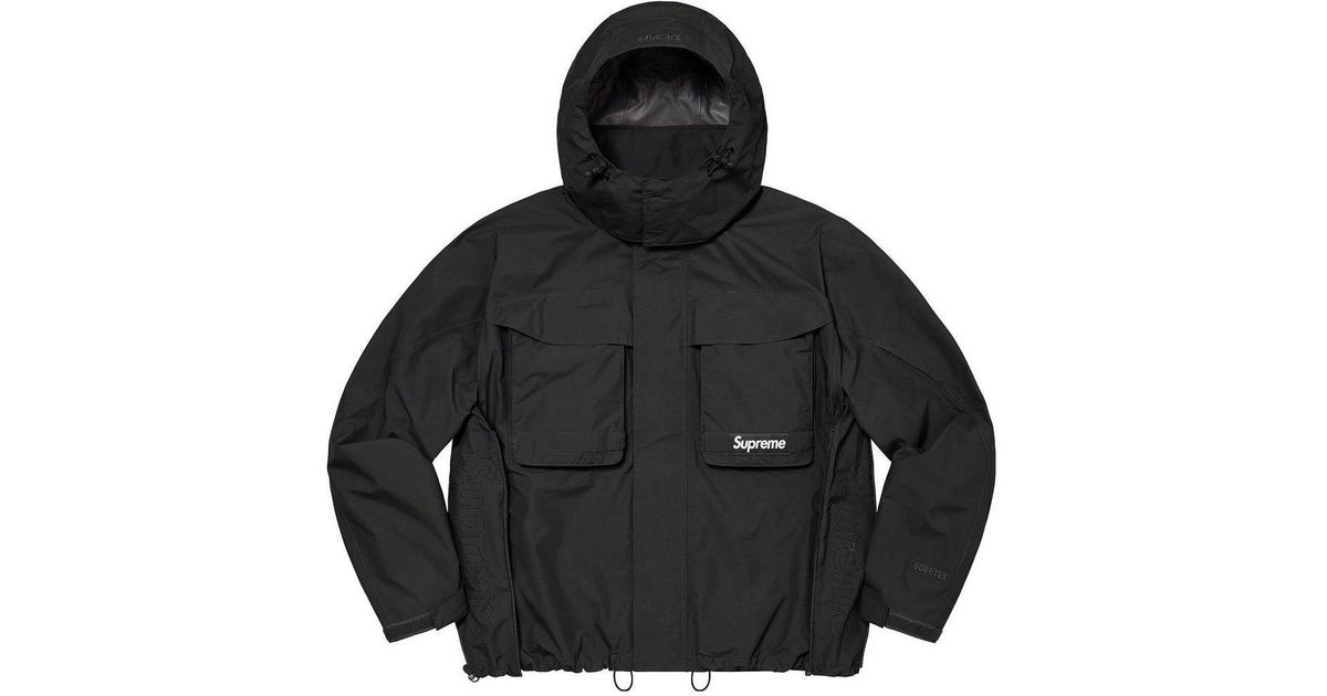Supreme Gore-Tex Paclite Lightweight Shell Jacket in Black for Men