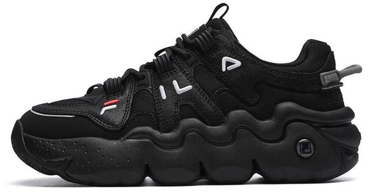 Fila Retro Basketball Shoes Black Lyst