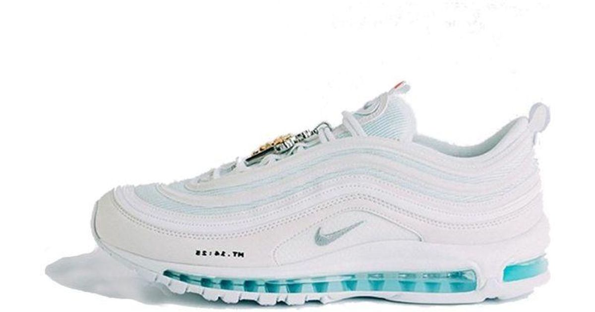 Nike Air Max 97 Mschf X Inri Jesus Shoes in White for Men | Lyst