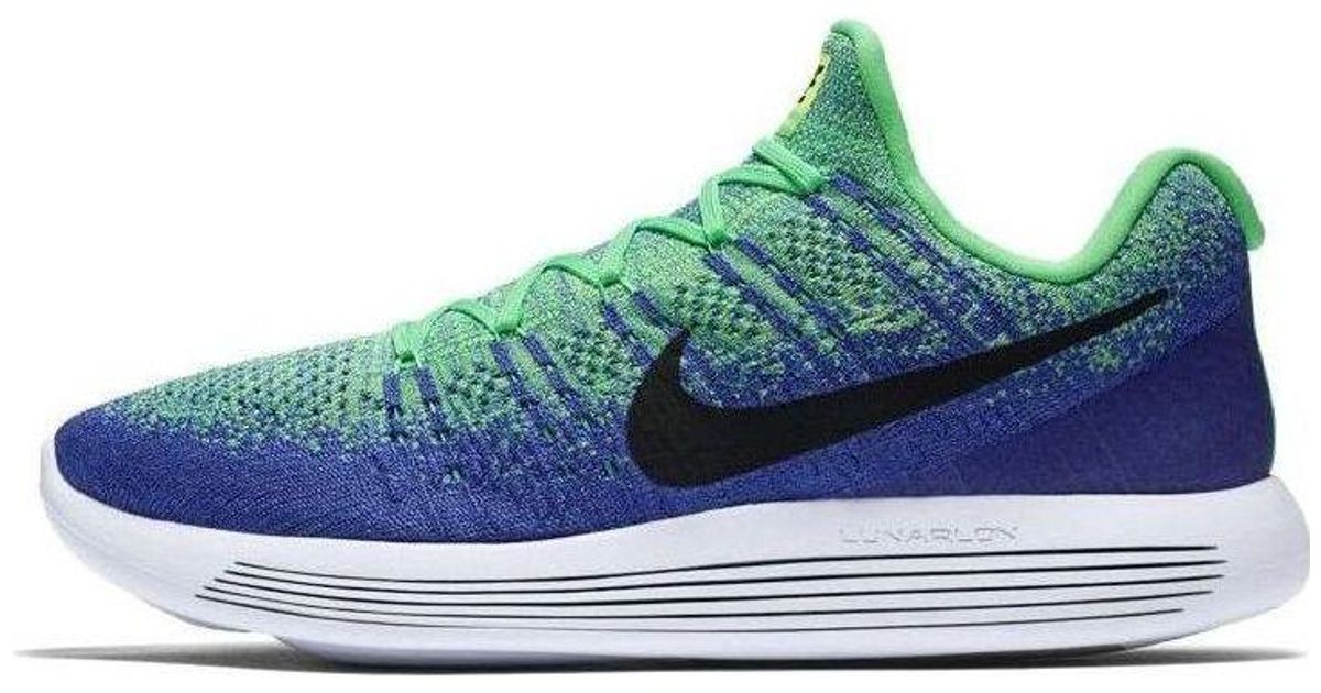 Nike Lunarepic Low Flyknit 'Electro' in Blue for Men Lyst UK