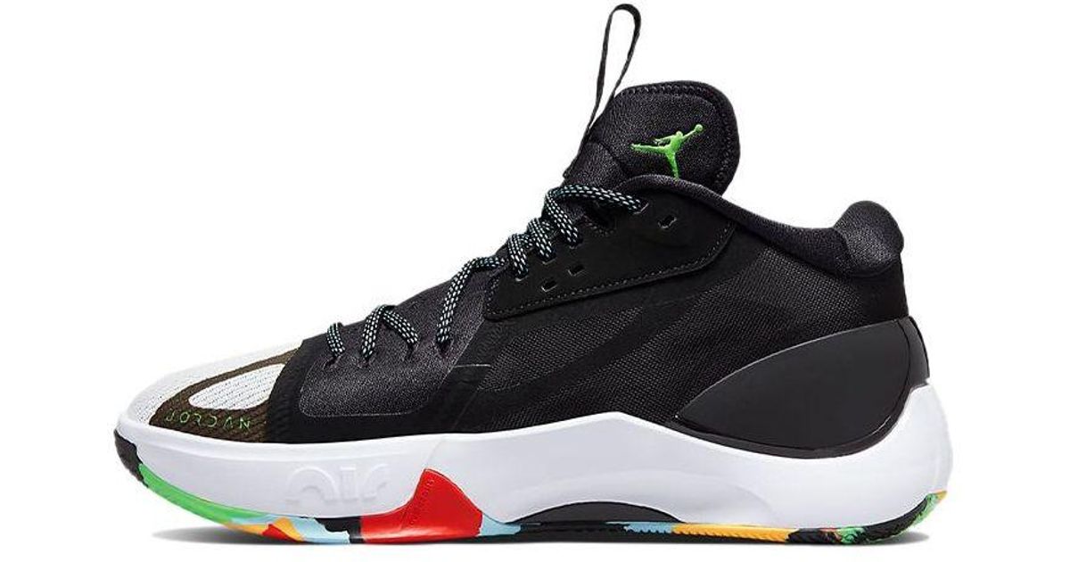Nike Jordan Zoom Separate Pf in Black for Men | Lyst