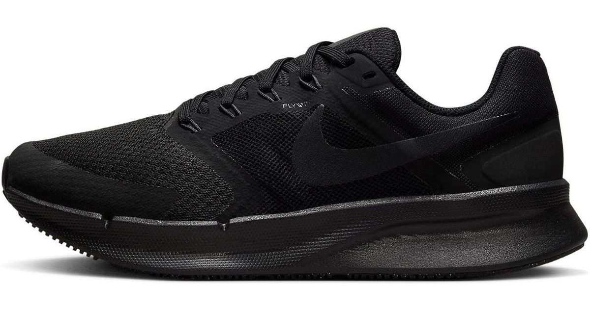 nike women's run swift black