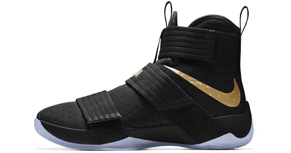 Nike Lebron Zoom Soldier 10 Black Gold ( Id) for Men | Lyst