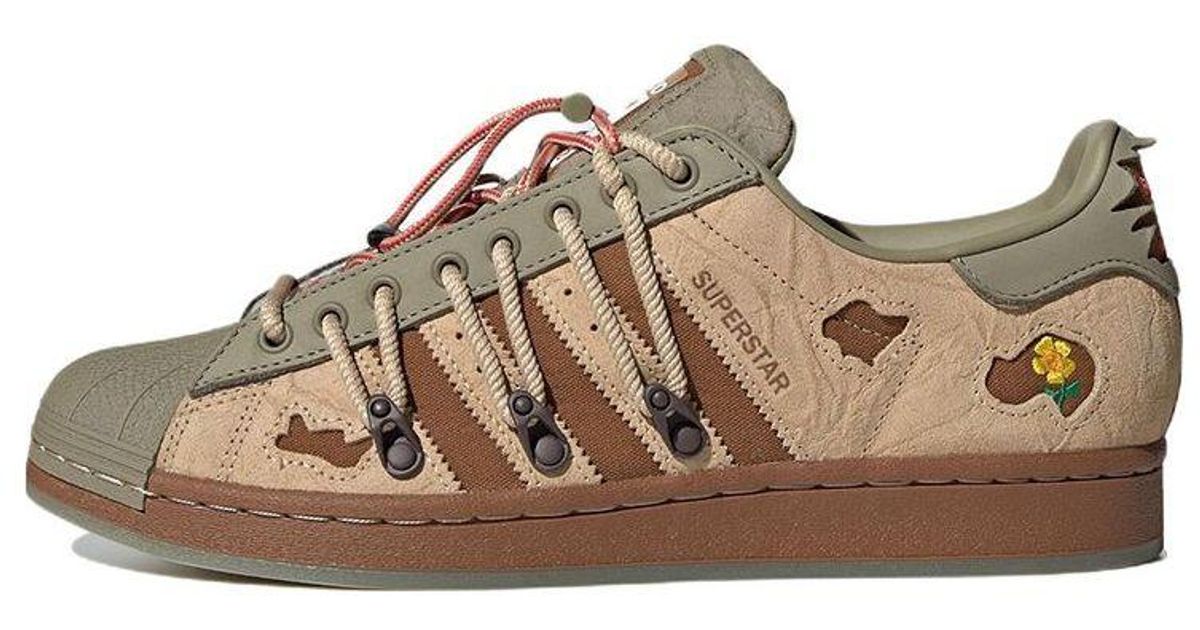 adidas Originals Superstar X Melting Sadness 'green Brown' for Men | Lyst