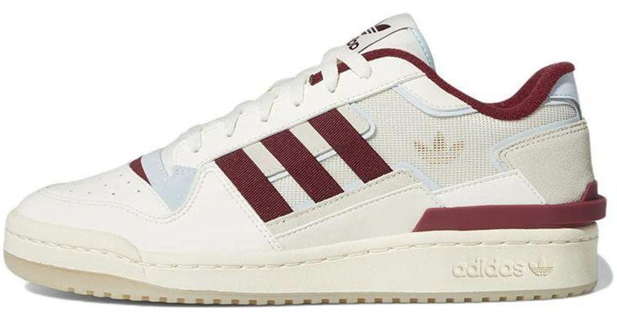 adidas forum exhibit low white