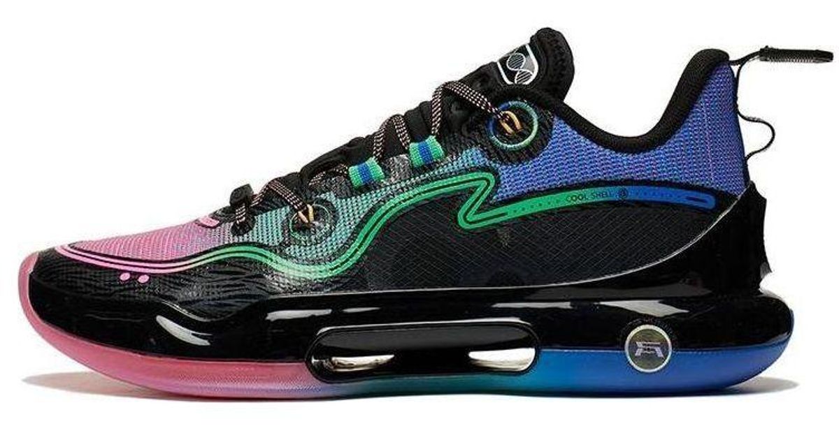 Lining Lining Yushuai Evolution Low 'black Pink Blue' for Men Lyst