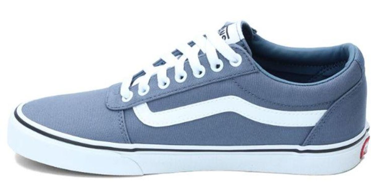 Vans Female Ward Skate Shoes in Blue Lyst