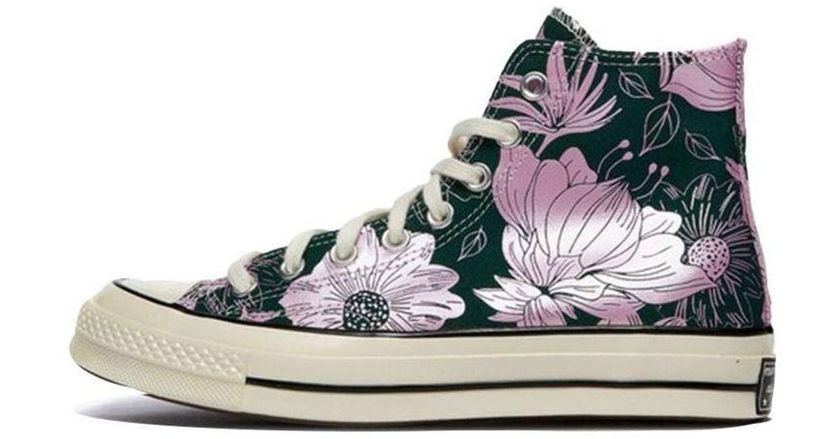 vintage floral chuck 70 high top