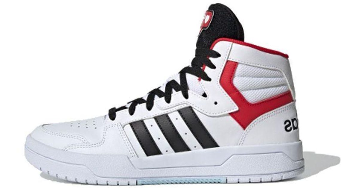 adidas entrap mid white