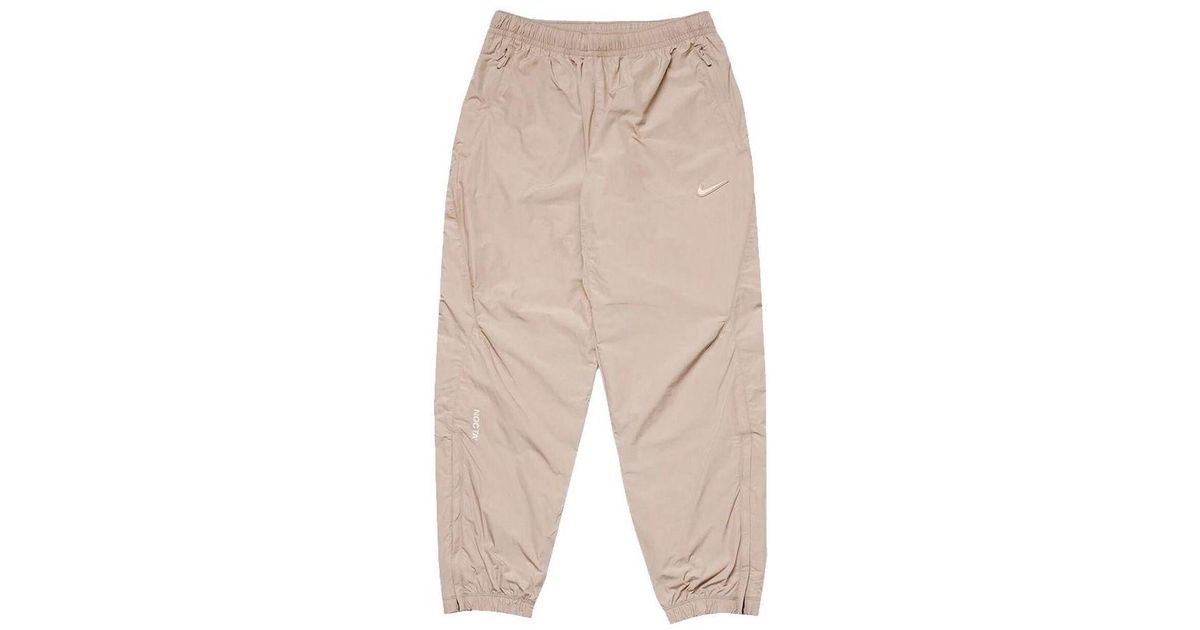 Nike X Nocta Drake Nylon Track Pants 'Hemp' in Natural for Men