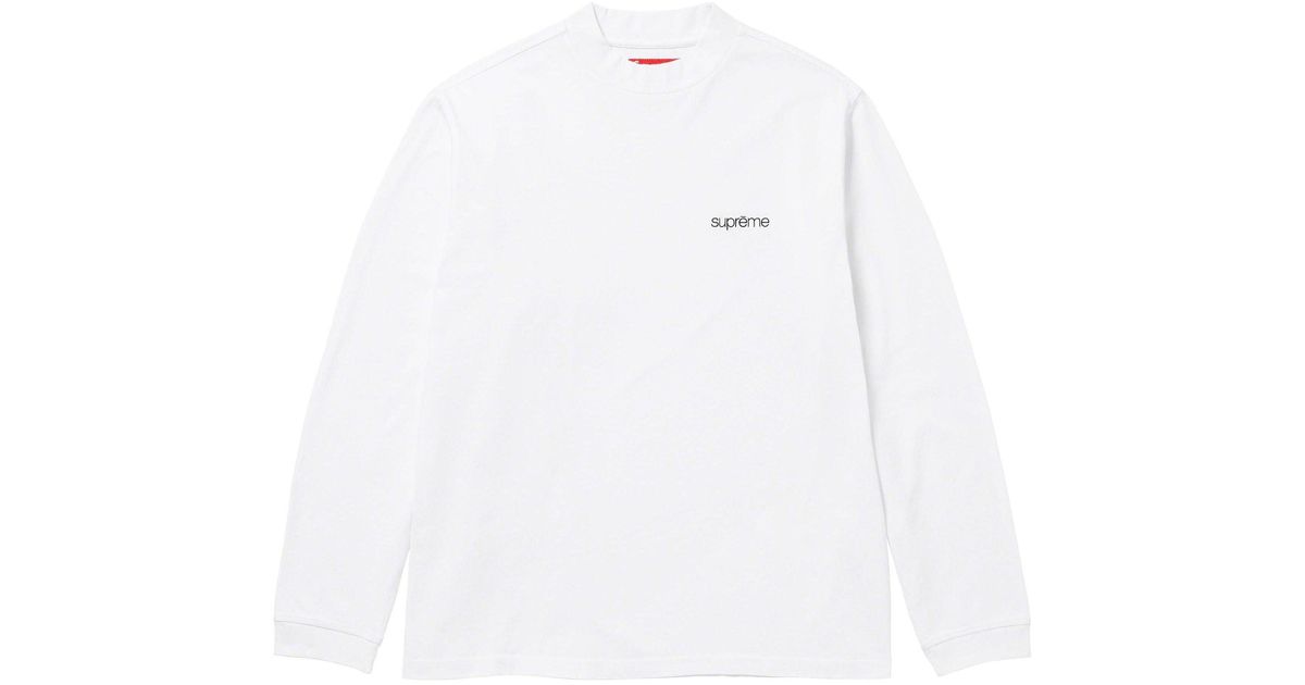 Supreme Mock Neck L／S Top Black S Mock Neck L/S Top – Supreme