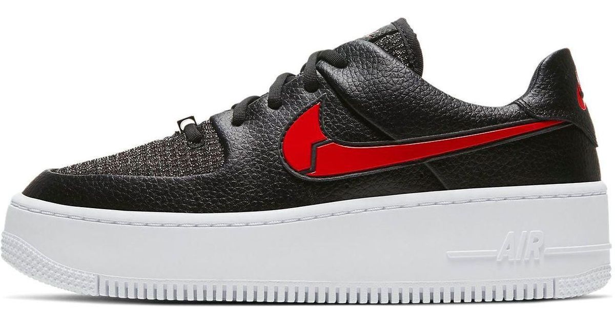 nike air force 1 sage red