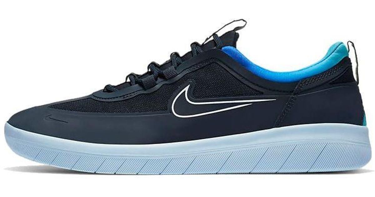 nyjah shoes blue