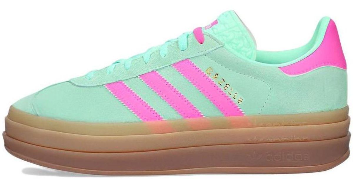 Adidas Originals Gazelle Pulse Mint Screaming Pink In Blue Lyst 7885