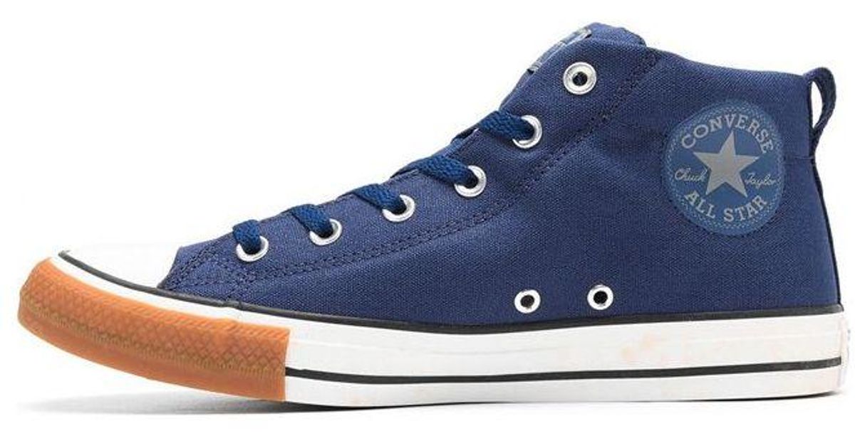 Converse Chuck Taylor All Star Ctas Street Mid in Blue for Men | Lyst