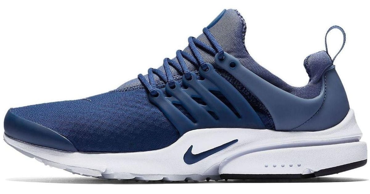 blue and grey nike presto