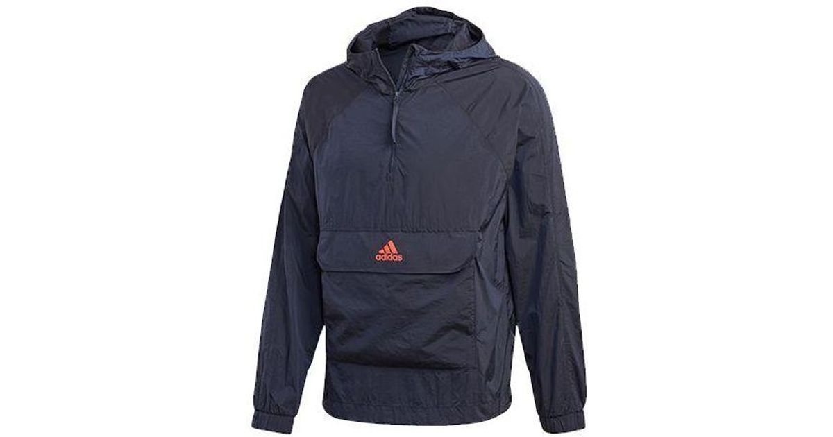 adidas Outdoor Sports Jacket Coat Male Blue for Men Lyst