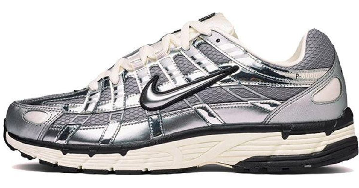 nike p 6000 silver