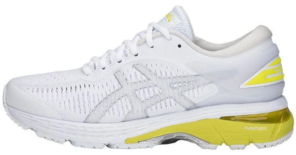 gel kayano 25 white blue