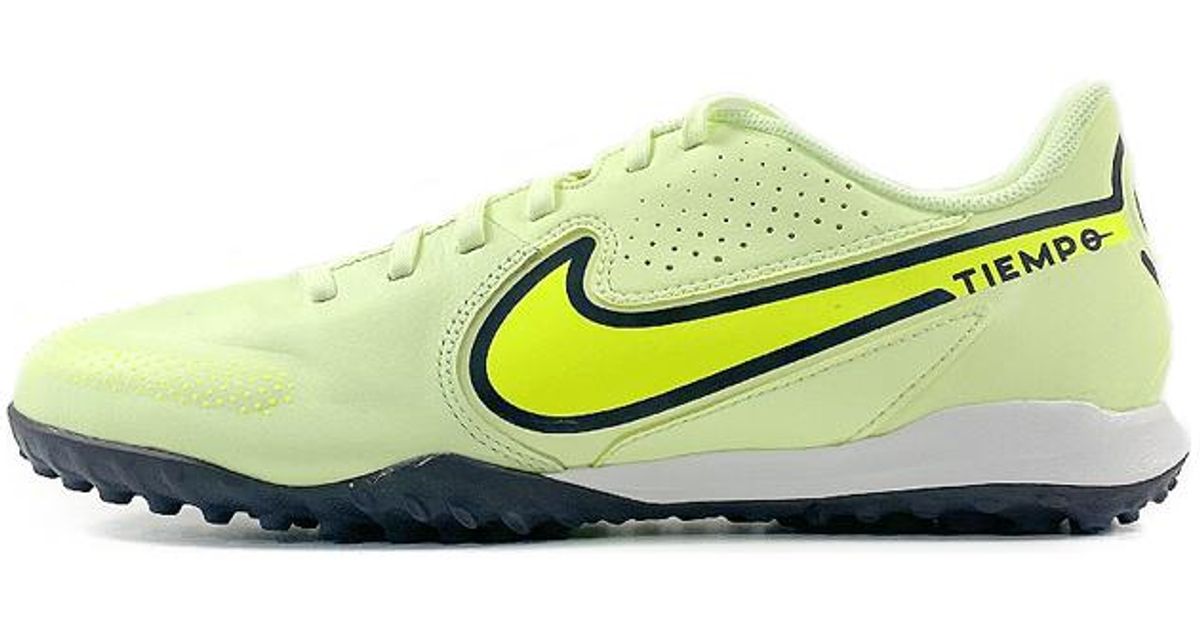 nike tiempo blue green