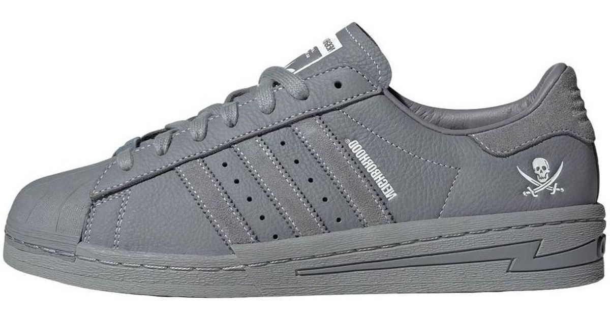 adidas X Neighborhood Superstar 'Cement' in Grey for Men | Lyst UK