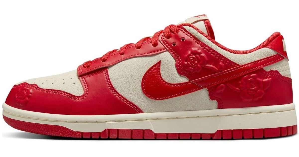 Nike (Wmns) Dunk Low Roses' in Red | Lyst