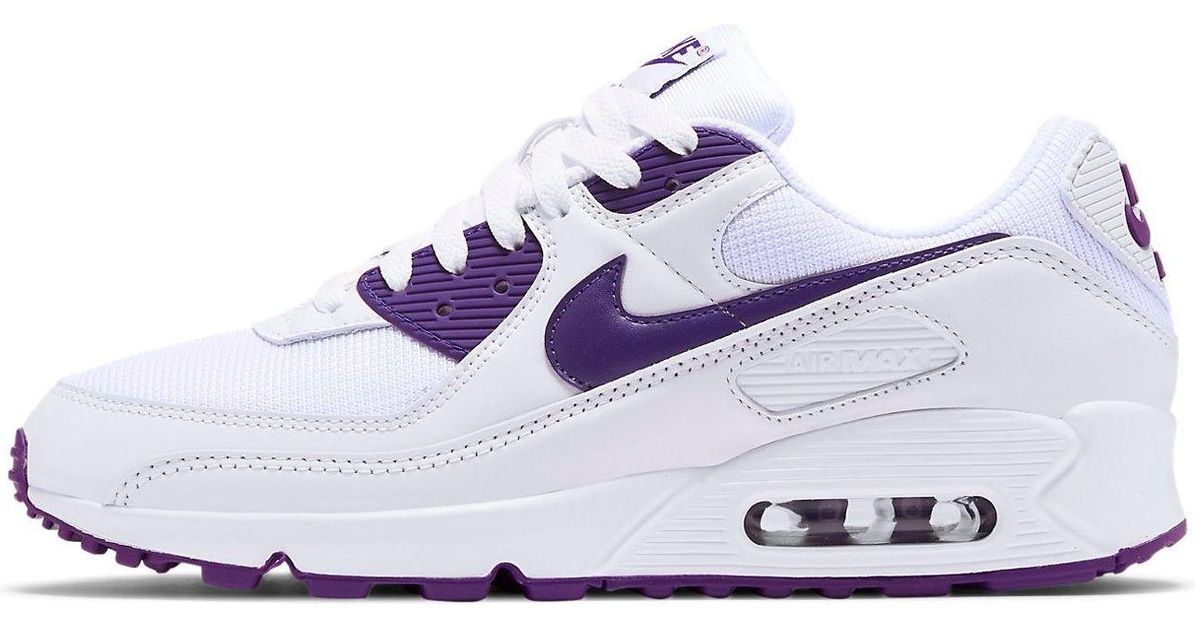 nike air max 90 white purple